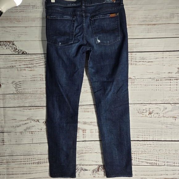 7 FOR ALL MANKIND Distressed Roxanne Jeans sz 31 - Picture 10 of 10